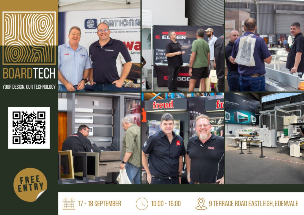 Following the success of its inaugural event, BoardTech returns on 17–18 September 2026 to Nukor's showroom in Edenvale, Johannesburg, to showcase the latest products, technology, and expertise for the cabinetry, furniture manufacturing, kitchen, joinery, and interior industries.